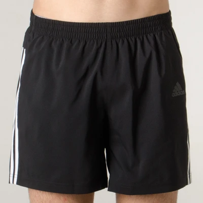 SHORTS ADIDAS RUNNING 3S MASCULINO - Preto/branco SHORTS ADIDAS RUNNING 3S MASCULINO - Preto/branco