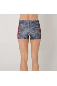 SHORTS ADIDAS SALINAS FEMININO - Preto/bordo
