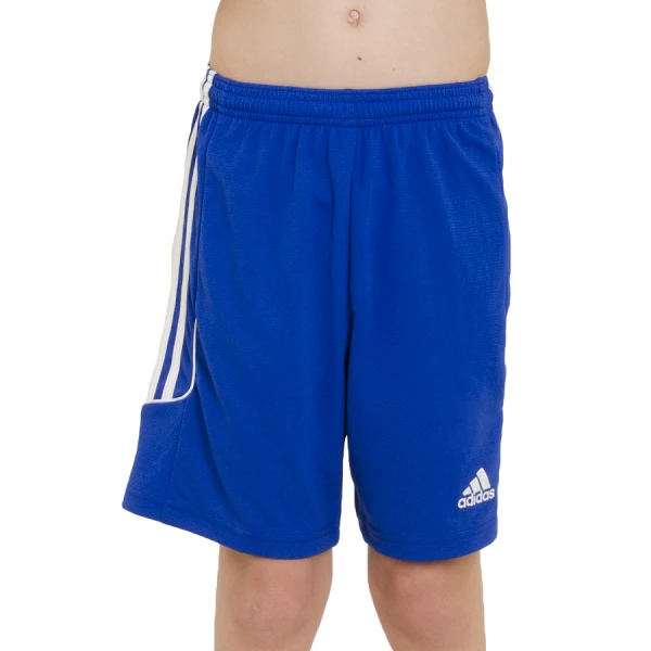 SHORTS ADIDAS SQUADRA 13 INFANTIL - Azul/branco