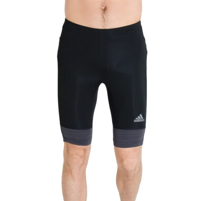 SHORTS ADIDAS SUPERNOVA COMPRESSÃO MASCULINO - Preto/chumbo SHORTS ADIDAS SUPERNOVA COMPRESSÃO MASCULINO - Preto/chumbo