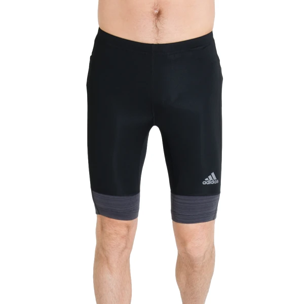 SHORTS ADIDAS SUPERNOVA COMPRESSÃO MASCULINO - Preto/chumbo SHORTS ADIDAS SUPERNOVA COMPRESSÃO MASCULINO - Preto/chumbo