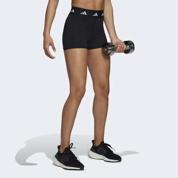 SHORTS ADIDAS TECHFIT TIGHT FEMININO - Preto SHORTS ADIDAS TECHFIT TIGHT FEMININO - Preto