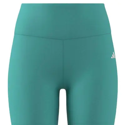 SHORTS ADIDAS TREINO DE POLIAMIDA FEMININO - Verde/branco