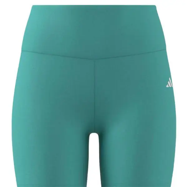 SHORTS ADIDAS TREINO DE POLIAMIDA FEMININO - Verde/branco