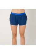 SHORTS ADIDAS VWO DUALSHORT FEMININO - Marinho/azul