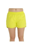 SHORTS ASICS 3 FEMININO - Amarelo/roxo SHORTS ASICS 3 FEMININO - Amarelo/roxo