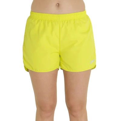 SHORTS ASICS 3 FEMININO - Amarelo/roxo SHORTS ASICS 3 FEMININO - Amarelo/roxo