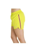 SHORTS ASICS 3 FEMININO - Amarelo/roxo SHORTS ASICS 3 FEMININO - Amarelo/roxo