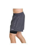 SHORTS ASICS BASIC 2 IN 1 MASCULINO - Grafite/preto