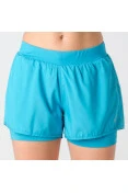 SHORTS ASICS CORE 2IN1 FEMININO - Azul