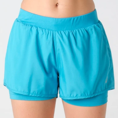 SHORTS ASICS CORE 2IN1 FEMININO - Azul