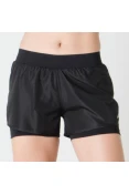 SHORTS ASICS CORE 2IN1 FEMININO - Preto