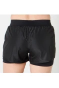 SHORTS ASICS CORE 2IN1 FEMININO - Preto