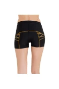 SHORTS ASICS TIL IM SPRINTER FEMININO - Preto/dourado