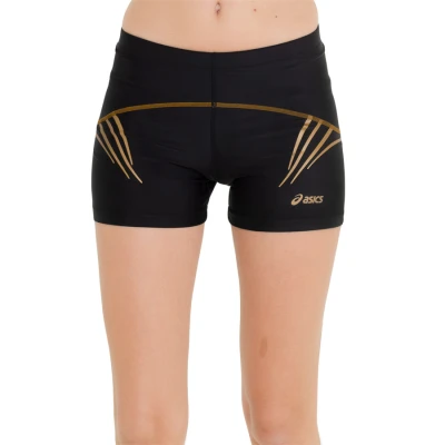 SHORTS ASICS TIL IM SPRINTER FEMININO - Preto/dourado