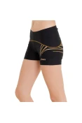 SHORTS ASICS TIL IM SPRINTER FEMININO - Preto/dourado