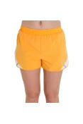 SHORTS ASICS W 3' SPLIT SHORT FEMININO - Laranja/branco