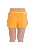 SHORTS ASICS W 3' SPLIT SHORT FEMININO - Laranja/branco
