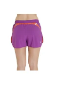 SHORTS ASICS W 3' SPLIT SHORT FEMININO - Roxo/laranja SHORTS ASICS W 3' SPLIT SHORT FEMININO - Roxo/laranja