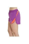 SHORTS ASICS W 3' SPLIT SHORT FEMININO - Roxo/laranja SHORTS ASICS W 3' SPLIT SHORT FEMININO - Roxo/laranja
