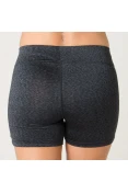 SHORTS ASICS WORKOUT STRETCH FEMININO - Grafite/preto