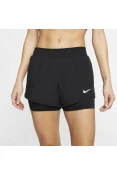 SHORTS DE CORRIDA 2 EM 1 NIKE FEMININO - Preto