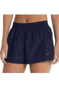 SHORTS DE CORRIDA MIZUNO NEW RUNNER FEMININO - Marinho/salmao