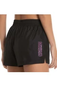 SHORTS DE CORRIDA MIZUNO NEW RUNNER FEMININO - Preto/roxo