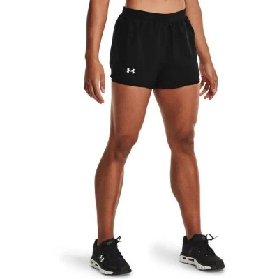 SHORTS DE CORRIDA UNDER ARMOUR FLY BY 2.0 2N1 FEMININO - Preto