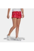 SHORTS ESTAMPA FLORAL FARM RIO ADIDAS FEMININO - Vermelho