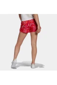 SHORTS ESTAMPA FLORAL FARM RIO ADIDAS FEMININO - Vermelho