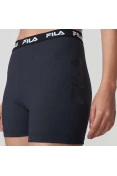 SHORTS FILA TRAIN ELASTIC II FEMININA - Preto/branco SHORTS FILA TRAIN ELASTIC II FEMININA - Preto/branco