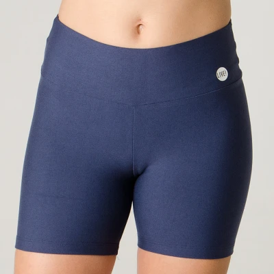 SHORTS LIVE EM ECLET PLUS FEMININA - Marinho