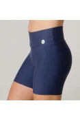 SHORTS LIVE EM ECLET PLUS FEMININA - Marinho
