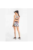 SHORTS LIVE RUN LANDSCAPE FEMININO - Preto/roxo SHORTS LIVE RUN LANDSCAPE FEMININO - Preto/roxo