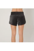 SHORTS LIVE SPORTS PLUSH FEMININO - Chumbo