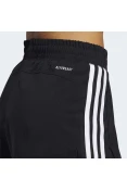 SHORTS MALHA ADIDAS PACER DOIS EM UM 3S FEMININO - Preto/branco SHORTS MALHA ADIDAS PACER DOIS EM UM 3S FEMININO - Preto/branco