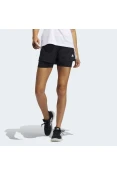 SHORTS MALHA ADIDAS PACER DOIS EM UM 3S FEMININO - Preto/branco SHORTS MALHA ADIDAS PACER DOIS EM UM 3S FEMININO - Preto/branco