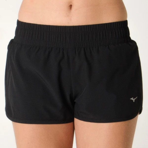 SHORTS MIZUNO SILVER 2 FEMININO - Preto