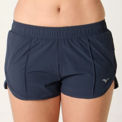 SHORTS MIZUNO WAVE RUN SPLIT FEMININO - Marinho SHORTS MIZUNO WAVE RUN SPLIT FEMININO - Marinho