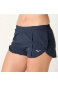 SHORTS MIZUNO WAVE RUN SPLIT FEMININO - Marinho