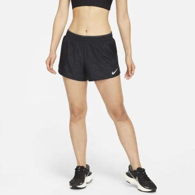 SHORTS NIKE CORRIDA DRI-FIT ICON CLASH 10K FEMININO - Preto
