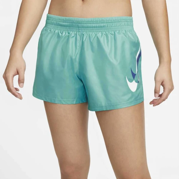 SHORTS NIKE DE CORRIDA DRI-FIT SWOOSH RUN FEMININO - Verde/azul