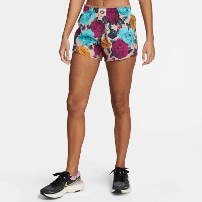 SHORTS NIKE DF IC AOP 10K FEMININO - Rosa/pink