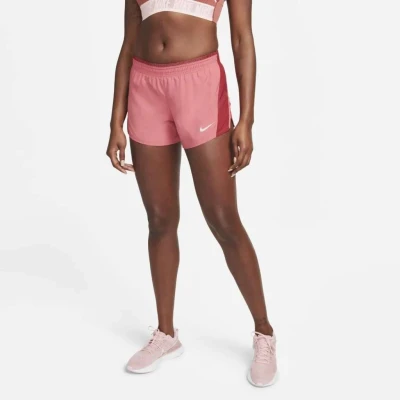 SHORTS NIKE DRY-FIT 10K 2 FEMININO - Rosa/vermelho