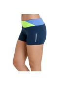 SHORTS NIKE EPIC RUN BOY SHORT FEMININO - Marinho/verde
