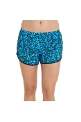 SHORTS NIKE LOTUS MODERN TEMPO FEMININO - Azul celeste/preto