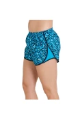 SHORTS NIKE LOTUS MODERN TEMPO FEMININO - Azul celeste/preto