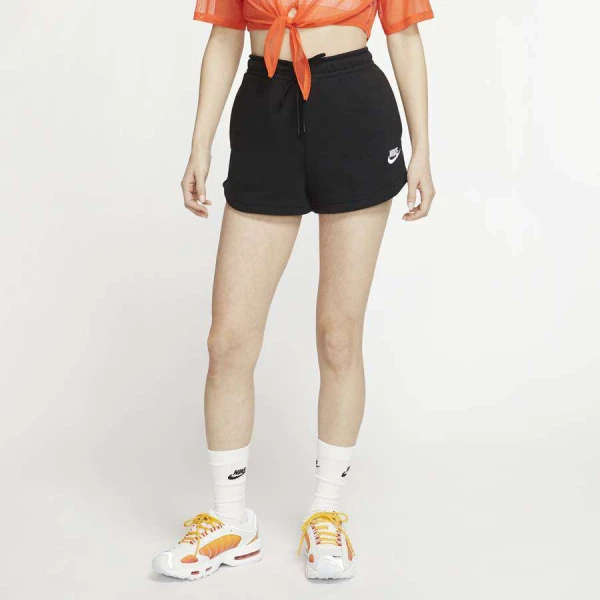 SHORTS NIKE NSW ESSNTL FLC HR SHORT FT FEMININO - Preto
