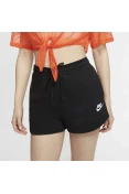 SHORTS NIKE NSW ESSNTL FLC HR SHORT FT FEMININO - Preto